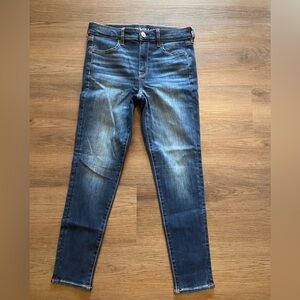 American Eagle Outfitters Dark Blue Skinny Jeans